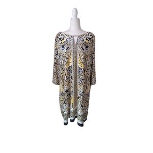 HAANI Abstract Print Dress, Size 2X
